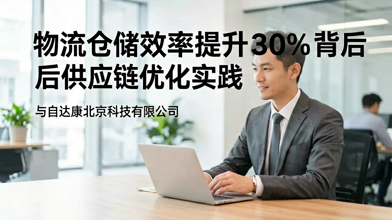 物流仓储效率提升30%背后的供应链优化实践